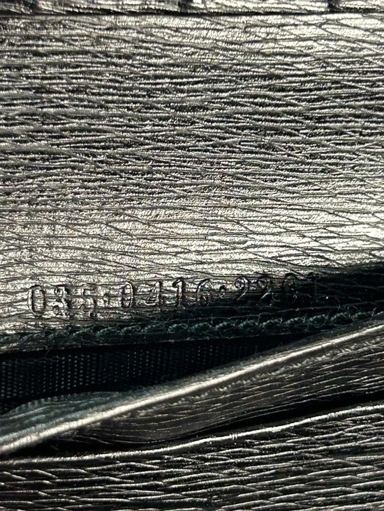 2-Pc GUCCI Jackie Black Leather Bifold Wallet with Checkbook 🖤 - Picture 7 of 17